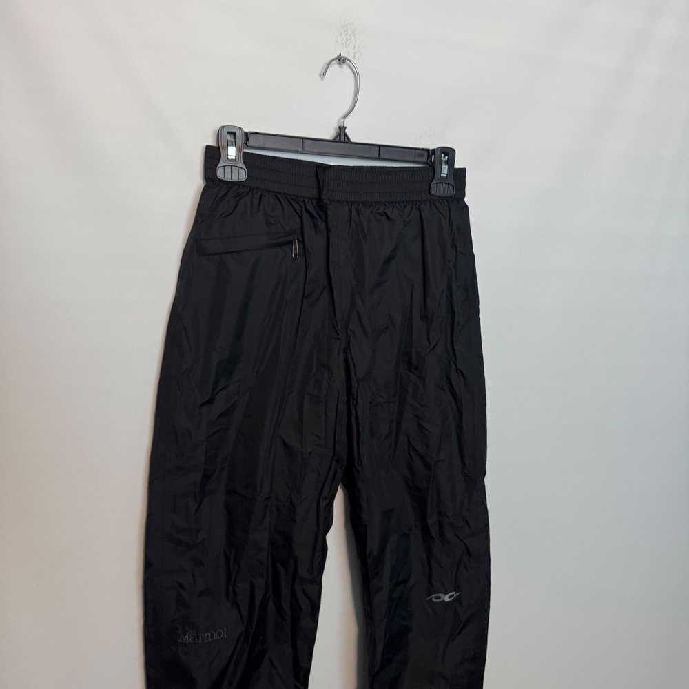 Marmot Rain Pants Womens Small Black Windbreaker Hiking Outdoor Ski Snow Sports - Picture 2 of 12